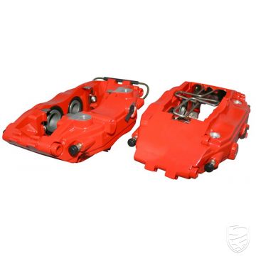 Bremssattelsatz, links+rechts, Vorderachse, sport, rot für Porsche Porsche 964 C2/C4/Turbo 993