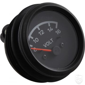 Voltmeter, 8-16 V, VDO style