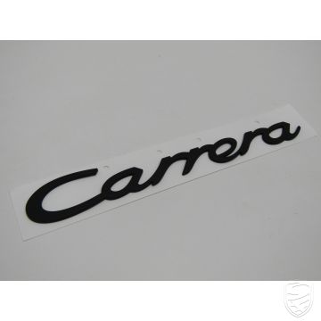 Emblem "Carrera" schwarz für Porsche 911 '84-'89 964