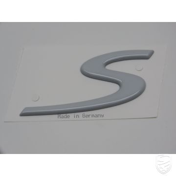 Emblem "S“ grundiert für Porsche 987 986