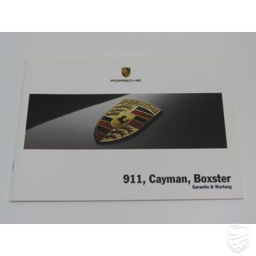 ERSTAUSGABE Porsche 997 Carrera/Turbo/GT2 987 Boxster/Cayman Garantie- und Wartungsheft 9/07 (deutsche Version)